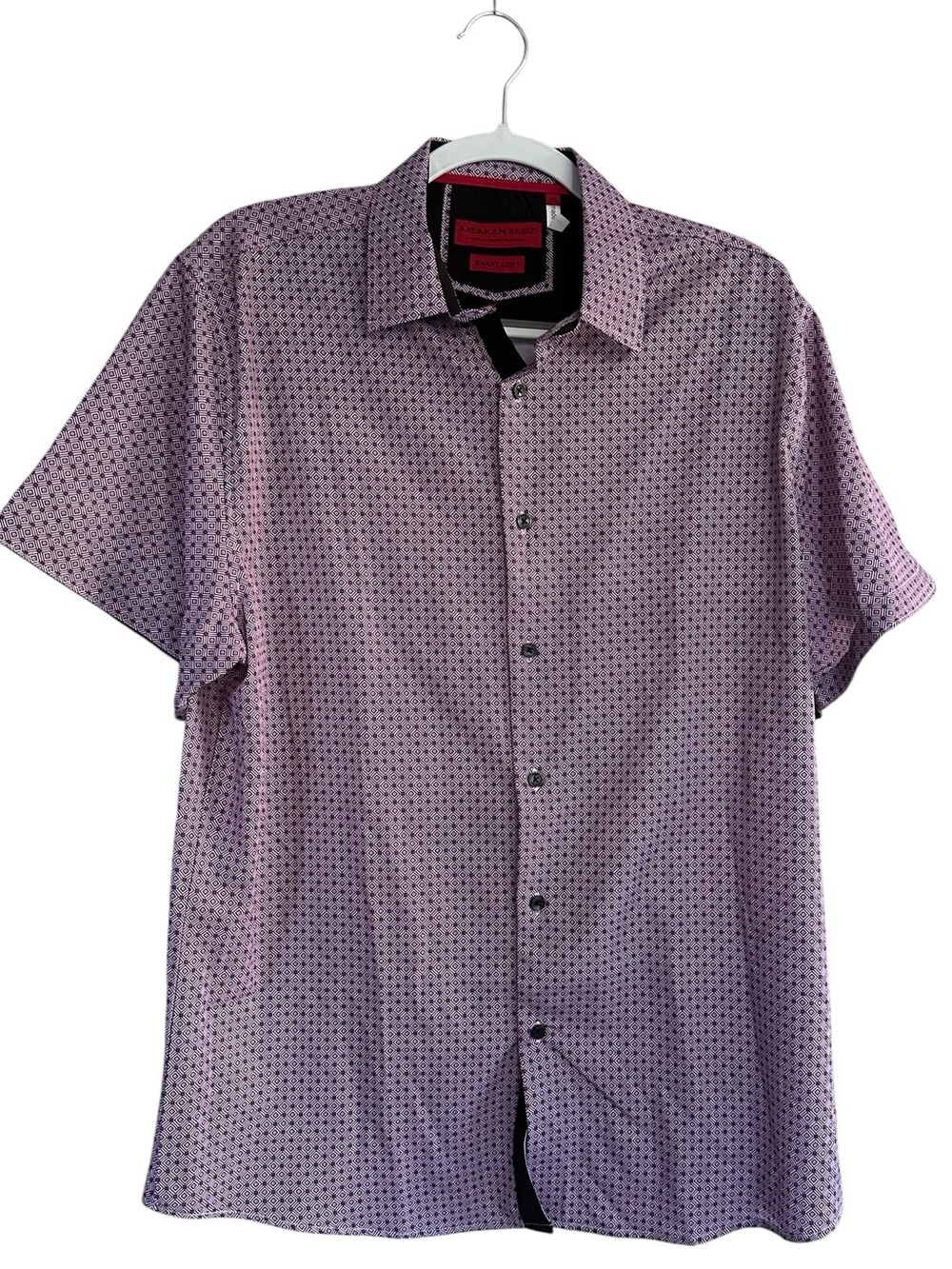 Cooling American Breed Smart Shirt XL Geometric Stretch Button Down Lightweight